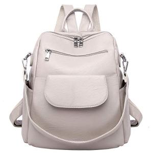 Stylish Waterproof Gray Women's Convertible Backpack