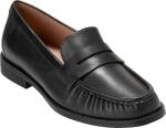 Cole Haan Women's Stassi Soft Loafers, Black Leather, 8-B US