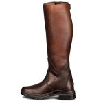 Ovation Women's Moorland II Highrider Tall Riding Boot - Full-Grain Leather Waterproof Breathable Side-Zip Equestrian Boots, Brown, 10