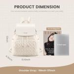 LOVEVOOK Mini Backpack for Women,Small Backpack Purse for Travel Work Cute Backpack Daypack With Anti-theft Pocket Mini Bag for Daily College Shopping