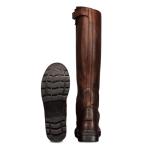 Ovation Women's Moorland II Highrider Tall Riding Boot - Full-Grain Leather Waterproof Breathable Side-Zip Equestrian Boots, Brown, 10