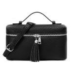 Kiss Sea Small Handbags for Women Top Handle Bag with Adjustable Shoulder Strap Crossbody Bags for Women Black