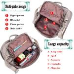 Stylish Waterproof Gray Women's Convertible Backpack