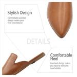 Maypie Womens Flat Mules Closed Pointed Toe Slip On Loafer Slides Backless Shoes, Brown, 7.5 B(M) US