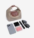 Mini Nylon Handbag for Women Crossbody Purse with Adjustable Strap Sling Bag Hobo (N)