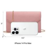 Dasein Women's Evening Clutch Bags Formal Party Clutches Wedding Purses Cocktail Prom Clutches (Pink)