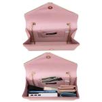Dasein Women's Evening Clutch Bags Formal Party Clutches Wedding Purses Cocktail Prom Clutches (Pink)