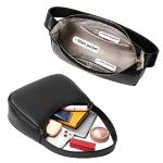 Cute Black Hobo Tote and Mini Clutch Bag