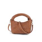 Small Size Woven For Women HOBO Tote Bag Stylish Luxury Detachable Shoulder Strap Girls Top Handle Travel Phone Crossbody Bag (7# Brown)