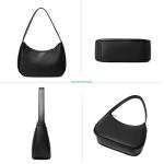 Cute Black Hobo Tote and Mini Clutch Bag