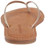 Amazon Essentials Women's Thong Sandal, Gold, 8