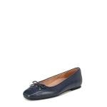 Vionic Women's Klara Ballet Flat, Navy Nappa Leather, 8
