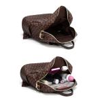 Makes Backpack Purse for Women PU Leather Travel Satchel Handbag Convertible Design Bag with Purse 2 Piece