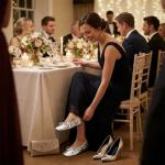 Women's Foldable Ballet Flats – Portable Flat Shoes for Travel and Wedding that Fit in Your Purse (L, Silver)