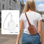 INICAT Vegan Leather Small Crossbody Sling Bag