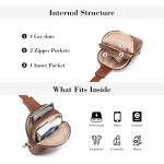 INICAT Vegan Leather Small Crossbody Sling Bag