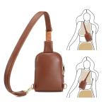 INICAT Vegan Leather Small Crossbody Sling Bag