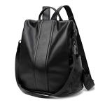 Stylish Black Waterproof Anti-Theft Backpack Purse