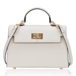 White Leather Crossbody & Mini Shoulder Bag