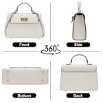 White Leather Crossbody & Mini Shoulder Bag