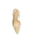 Michael Kors Alora Mid Sling Pump in Pale Gold