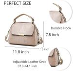 Yamiaoed Crocodile Style Tote Bag with Strap