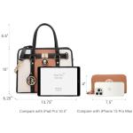 Large Women's Satchel Handbag with Wallet