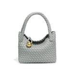 Waiyqju Mini Woven Vegan Leather Handbag