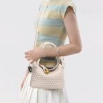 Waiyqju Mini Woven Vegan Leather Handbag