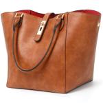 Amber Brown Large Designer Tote Bag for Women
