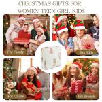 Floral Quilted Makeup Bag with Bear Design