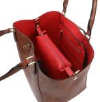 Amber Brown Large Designer Tote Bag for Women