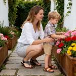 Chic Black T-Strap Flat Sandals for Women