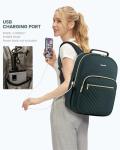 LOVEVOOK Quilted Laptop Backpack for Women