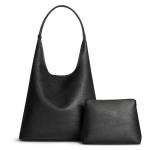 Stylish Black Vegan Leather Hobo Bag for Women