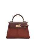 JW PEI Elise Mocha Brown Top Handle Bag