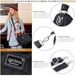 Angel Barcelo Black Leather Hobo Bag for Women