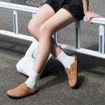 Tmaza Women's Suede Clogs with Arch Support