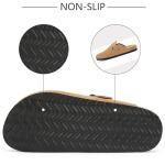 Tmaza Women's Suede Clogs with Arch Support