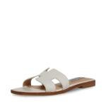 Steve Madden Hadyn White Leather Sandals, UK 5.5