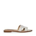 Steve Madden Hadyn White Leather Sandals, UK 5.5