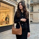 Befen Lightweight Brown Leather Slouchy Hobo Bag