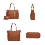 MKF Collection Bonita Fuschia Tote Bag Set