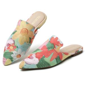 Stylish Women’s Pointed Toe Backless Mules