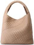 Queenoris Vegan Leather Summer Hobo Bag for Women