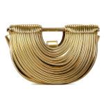 Chic Gold Clutch Purse for Evening Events