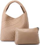 Queenoris Vegan Leather Summer Hobo Bag for Women