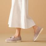 Pink Suede Women’s Loafers for Casual Chic