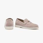 Pink Suede Women’s Loafers for Casual Chic