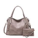 Chic Khaki PU Leather Women’s Tote Bag